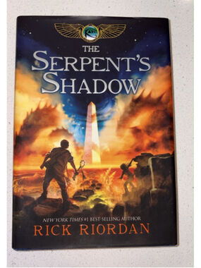 Rick Riordan The Serpent's Shadow Kane Chronicles 1st Edition HC #N15a
